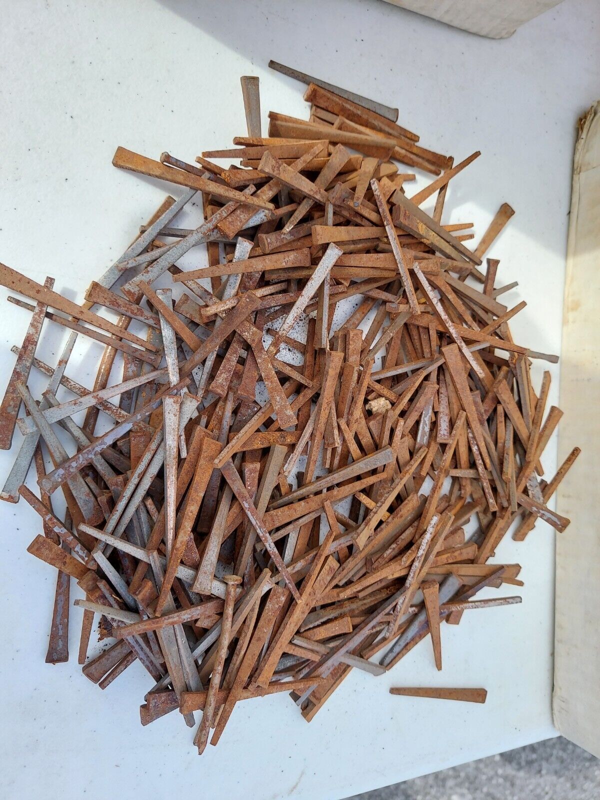 Lot Of Approx 120 , 2.5"  Antique Wrought Square Cut Nails