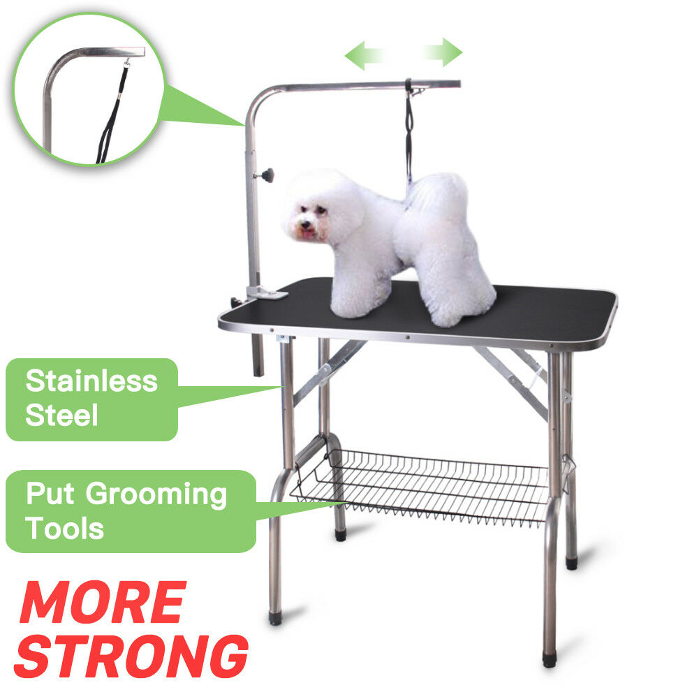 36'' Heavy Duty Portable Pet Dog Cat Profession Dog Show Fold Grooming Table