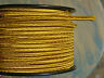 Gold 2-wire Cloth Covered Cord, 18ga. Vintage Style Lamps, Antique Lights, Rayon