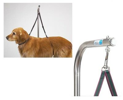 Nylon Grooming Table Harness For Dogs 27 Inches Adjustable Double Pet Noose