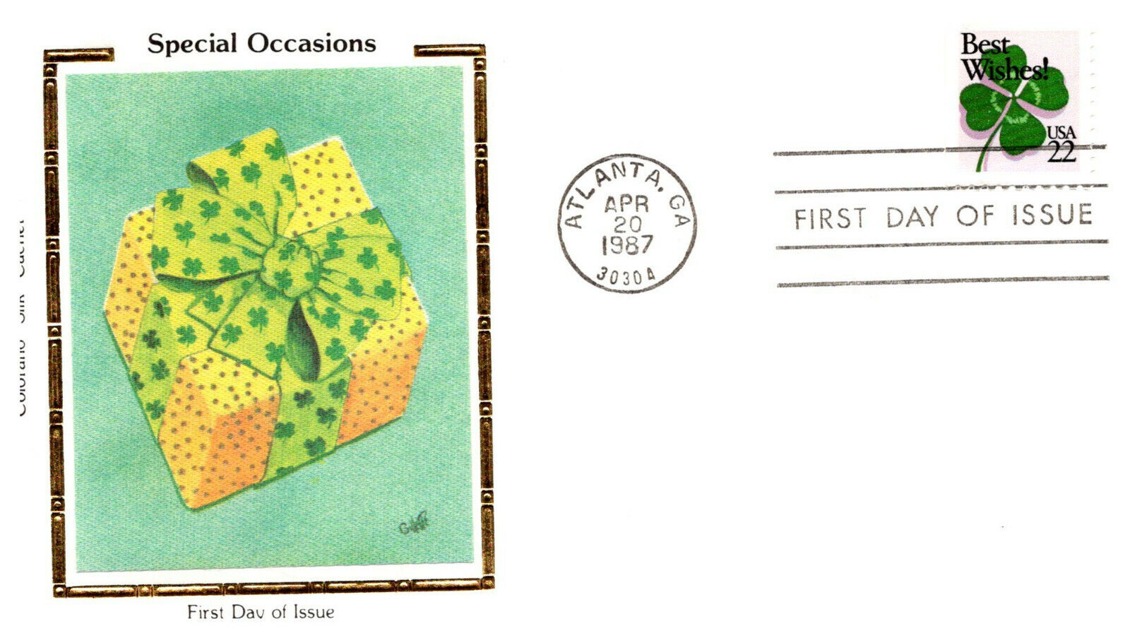 Colorano Silk Cachet Usa First Day Cover From 1980's Unaddressed Cl60