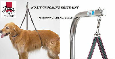 Dog Grooming No Sit Lie Down Restraint Harness System Nylon For Table Arm,bath