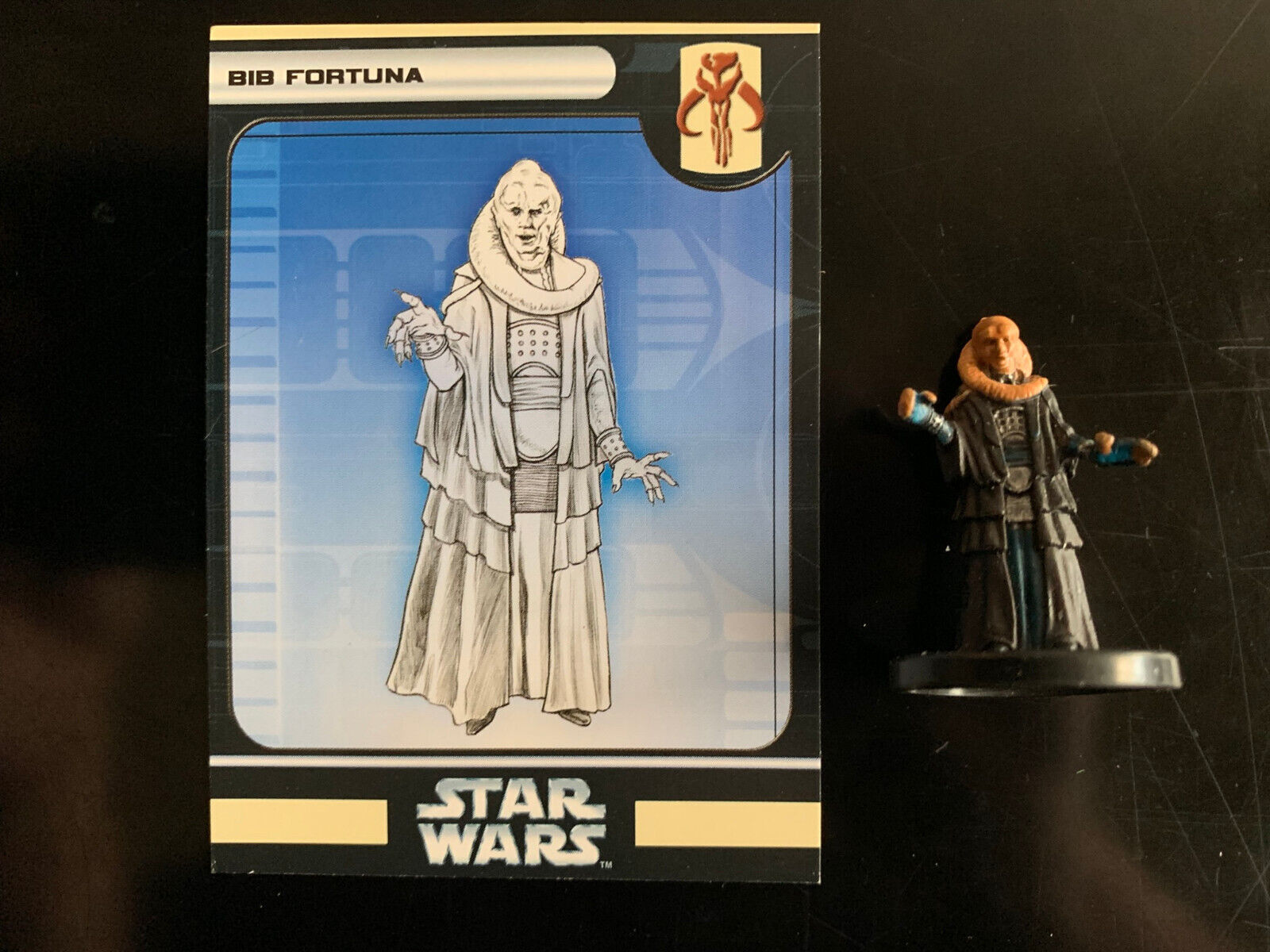 Star Wars Miniatures - Bib Fortuna - Bounty Hunters 17/60 - R