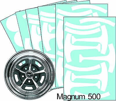 Mustang Magnum 500 14" Wheel Paint Mask Stencil Kit